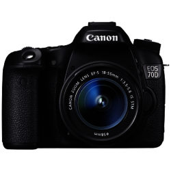 Canon EOS 70D Digital SLR Camera with 18-55mm IS STM Lens, HD 1080p, 20.2MP, Wi-Fi, 3